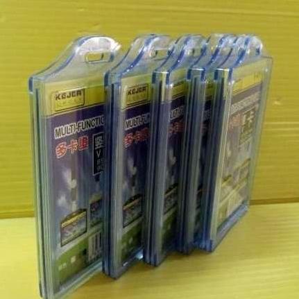 

Casing Id Card Holder 2 Sisi Lentur Case Bening Transparan