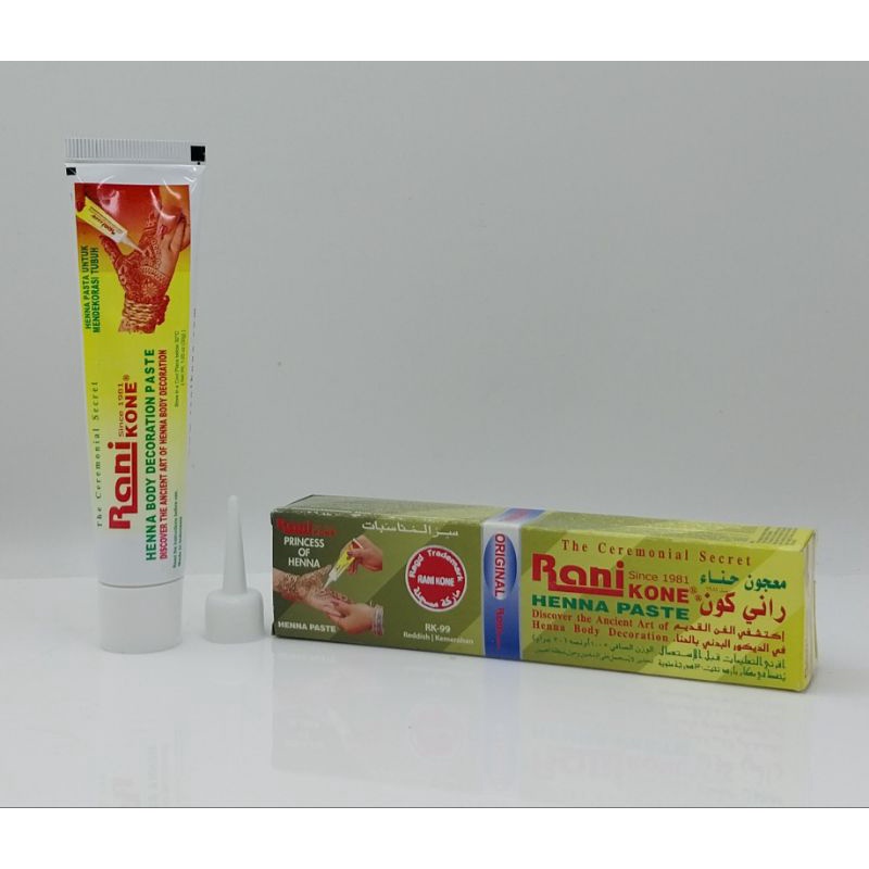 RANI KONE BIG BESAR 30 GR SATUAN RK-99 HENNA KUNING Ecer