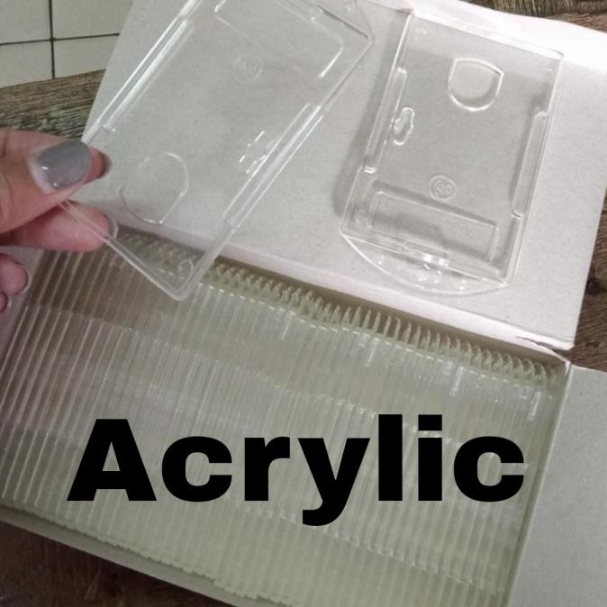 

casing id card mika / casing id card acrylic / tempat id card holder