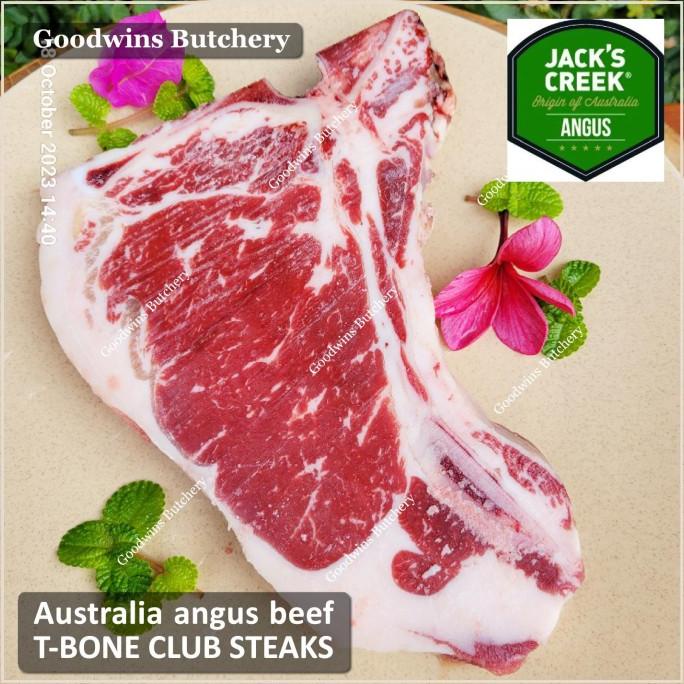 

T BONE CLUB STEAK PORTERHOUSE AUSTRALIA BEEF ANGUS STEER TESSAANDRI