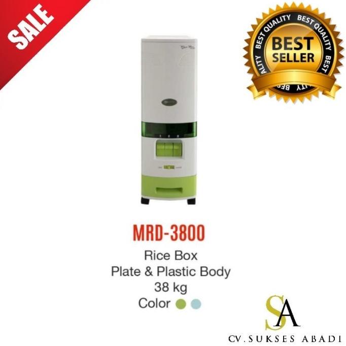 MASPION MRD 3800 RICE BOX TEMPAT PENYIMPANAN BERAS MURAH SURABAYA VVNAMELA812