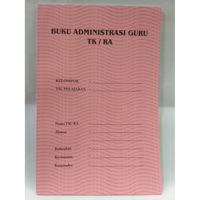 Buku Administrasi Guru Tk/Ra