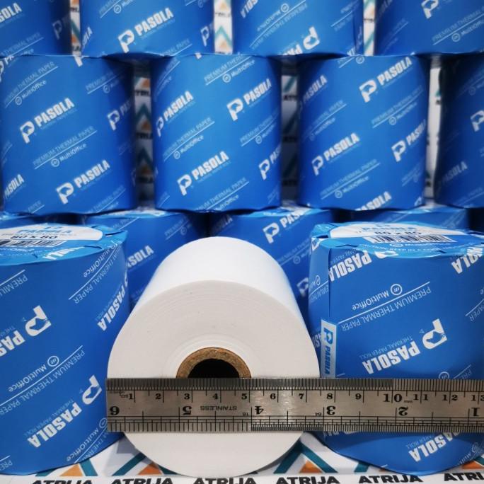 

(1 BOX= 50 Roll) Kertas Thermal Struk Kasir 80 x 80 . Pasola 80x80