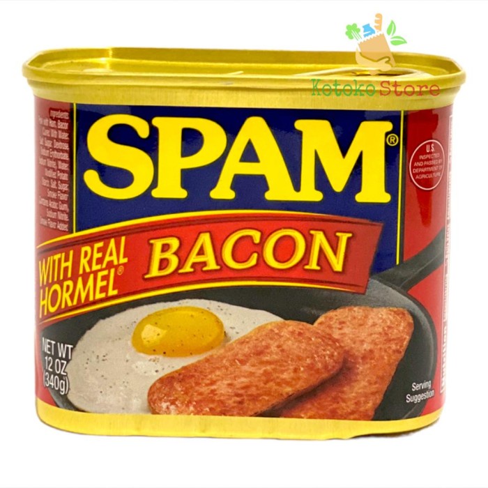 Daging Kaleng Hormel SPAM Bacon / SPAM Ham USA 340gr