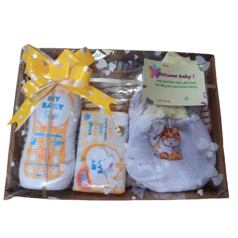 Hampers lahiran parcel bingkisan ekonomis kado hadiah bayi newborn baru lahir baby gift bayi unisex