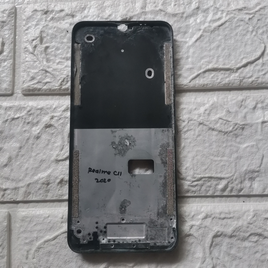 Frame Realme C11 2020 / 2021 Tatakan LCD Original Copotan | Dudukan Layar HP | Abhira Store