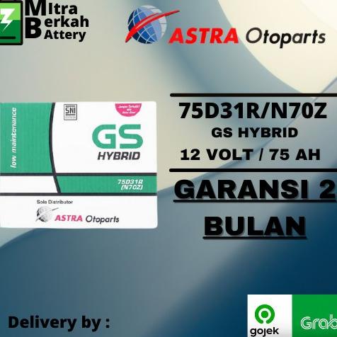 Siap Kirim AKI BASAH MOBIL ISUZU ELF N70Z GS HYBRID