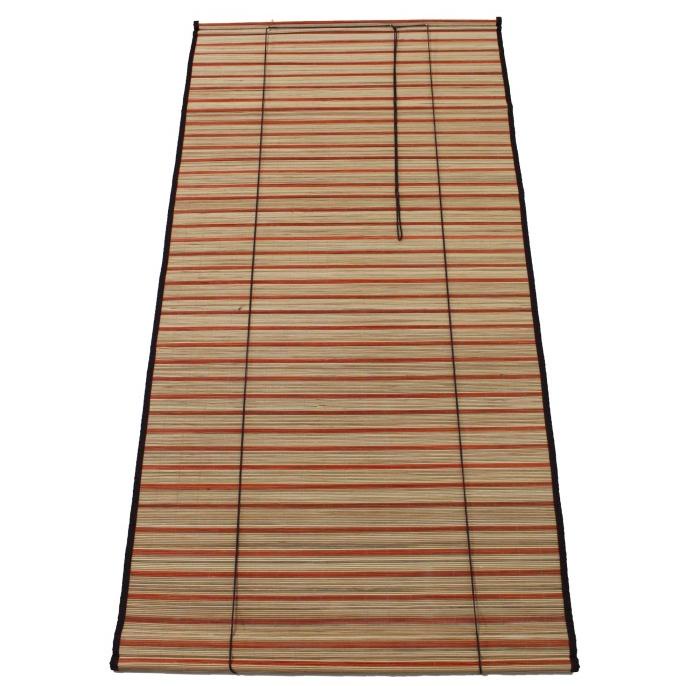 MILIKI 150CM X 180CM KREY ROTAN ORANGE , KREI TARIK, TIRAI ROTAN GULUNG TERMURAH
