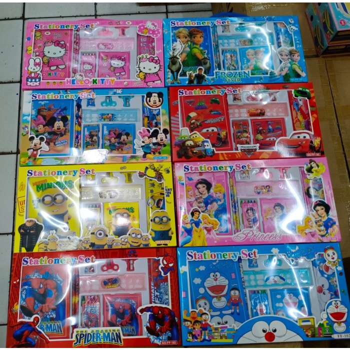 

SALE 1 Set Perlengkapan Hello Kitty / Alat tulis Karakter HK / Sekolah Termurah