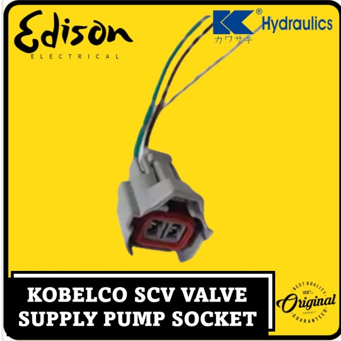 KOBELCO Excavator SK200-8 SK200-10 Socket SCV Valve Supply Pump