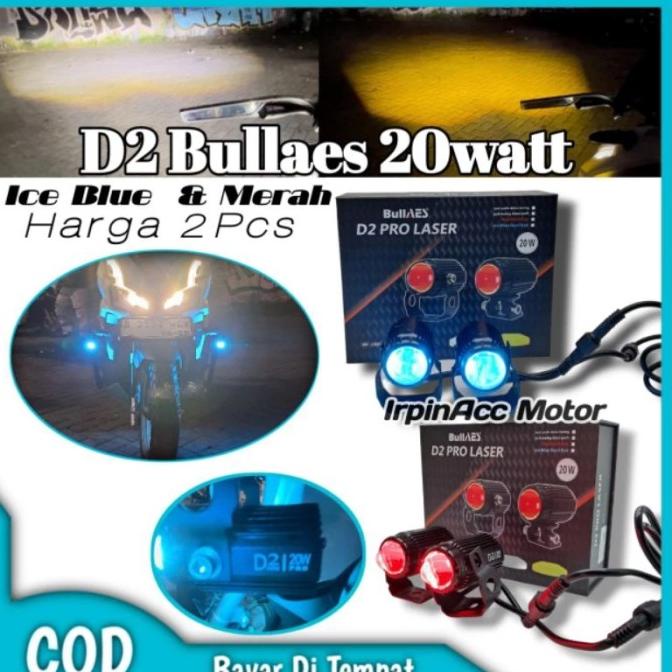 Lampu D2 Bullaes Premium Lampu Tembak D2 Pro Laser Bullaes 1Pcs