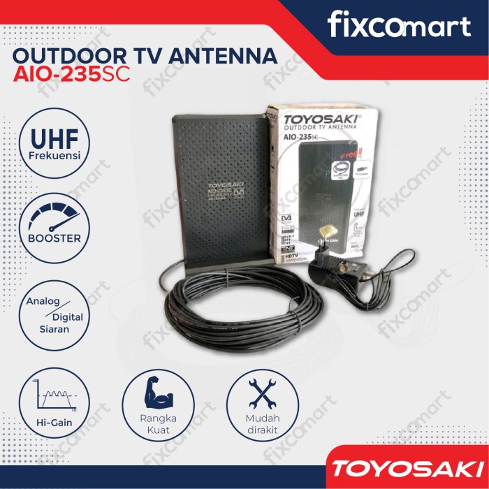 Antena Tv Outdoor Digital Toyosaki Aio 235Sc / Aio 235 Sc