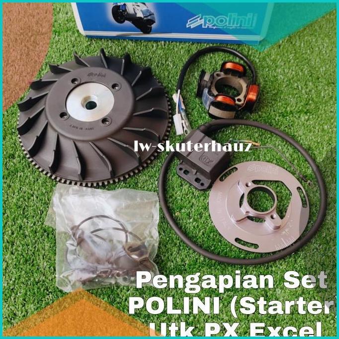 Pengapian Set Ignition POLINI Electric Starter utk Vespa PX Excel dkk