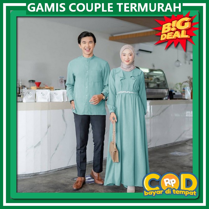 Games Wanita Muslim Terbaru Mewah Gmis Import Motif Copel Cople Keluarga Lebaran Gmis Set Kopel Cewe