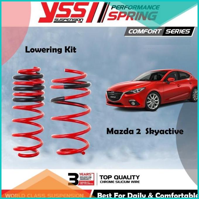 Per Coil Spring Lowering YSS not TEIN EIBACH Mazda 2 DJ Skyactive 16no
