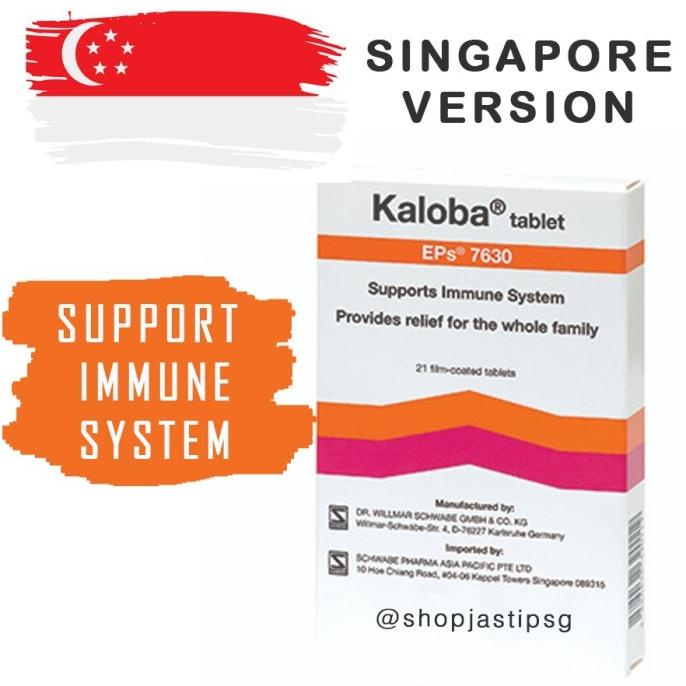 TERLARIS - Kaloba Singapore Tablet 21pc Supports Immune System Kekebalan Tubuh SG