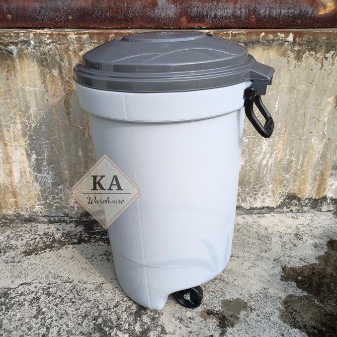 Tempat Sampah Besar 120 liter roda Green Leaf / Tong Sampah 120 liter