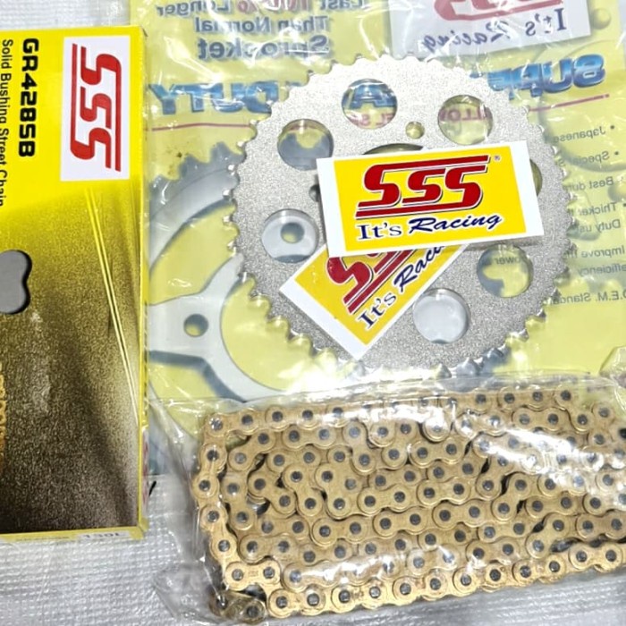 Gear Belakang Sss Jupiter Z Dan Rantai Sss Terlarisss