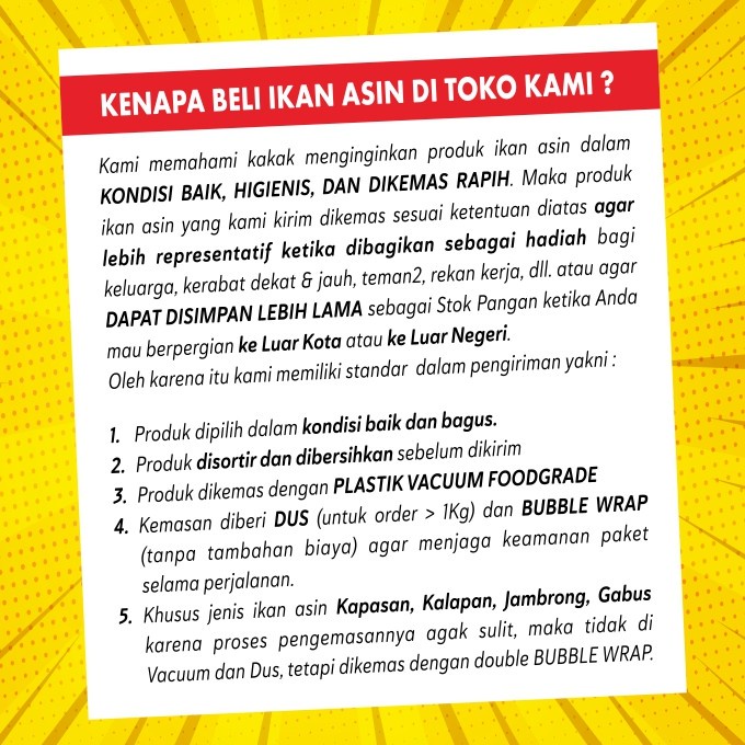 

Ikan Teri Nasi Medan Kasar Super 500 Gram Premium Grade A Kering Asin