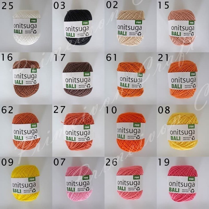 

Terbaru 62-65 Benang Rajut Katun Bali Onitsuga Promo Terlaris