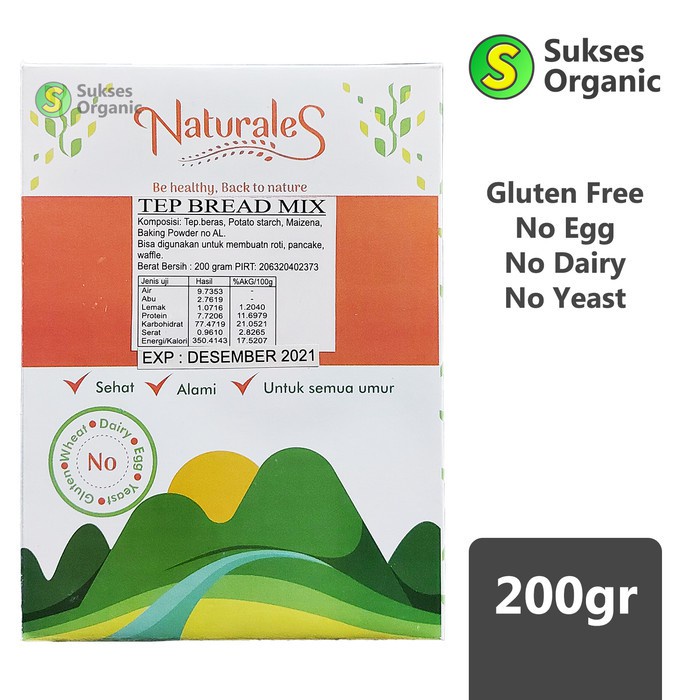 

Gluten Free Bread / Waffle / Pancake X 200Gr Naturales