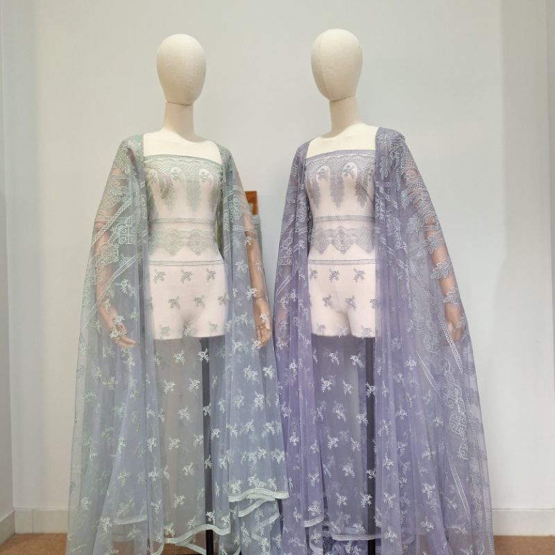 Tulle bordir | Tulle bordir etnik | Tulle halus -ISTANAKAEN