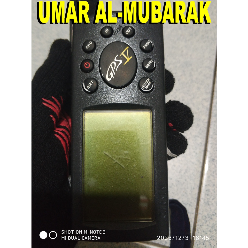 GPS Garmin V - Batangan Minus