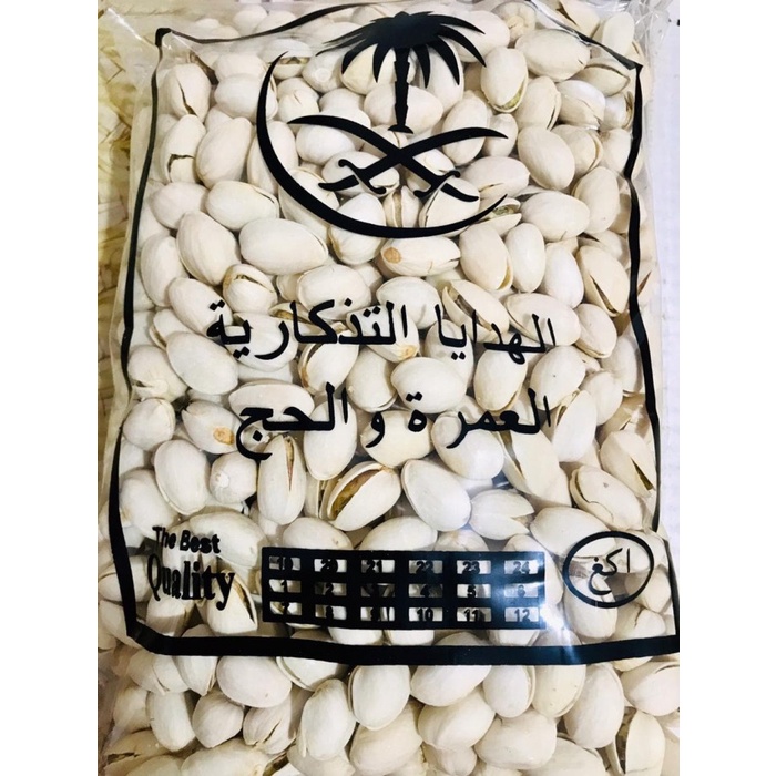 

Kacang - Kacang Pistachio / Fustuk / Kacang Arab Impor 1 Kg
