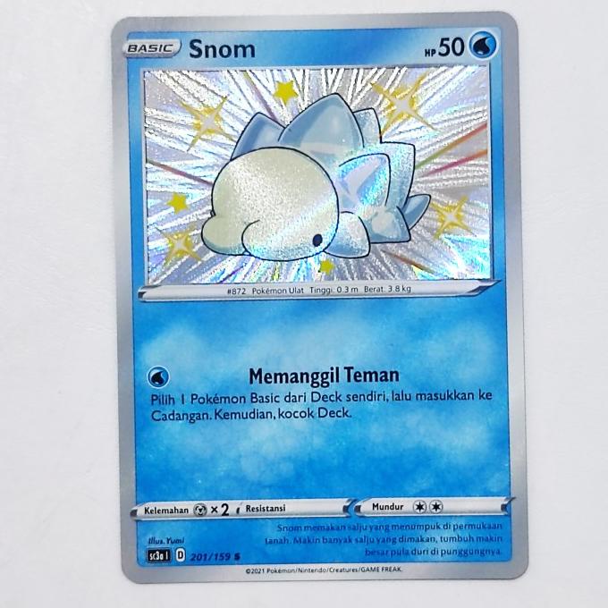 Snom Shiny 201/159 SC3a - Kartu Pokemon Indonesia