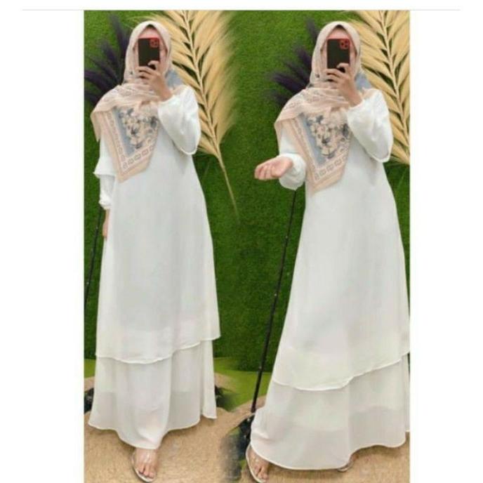 GAMIS MELAYU PUTIH / GAMIS MALAYSIA / GAMIS PUTIH BROKEN / BAJU KURUNG