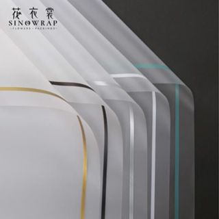 

Flower Wrapping White Transparent Line Color 20 Lembar / Kertas Buket Pembungkus Bunga