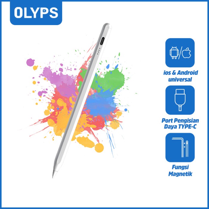 Promo Olyps Stylus Pen Cp23 Universal Palm Rejection Capacitive Penphone Tab