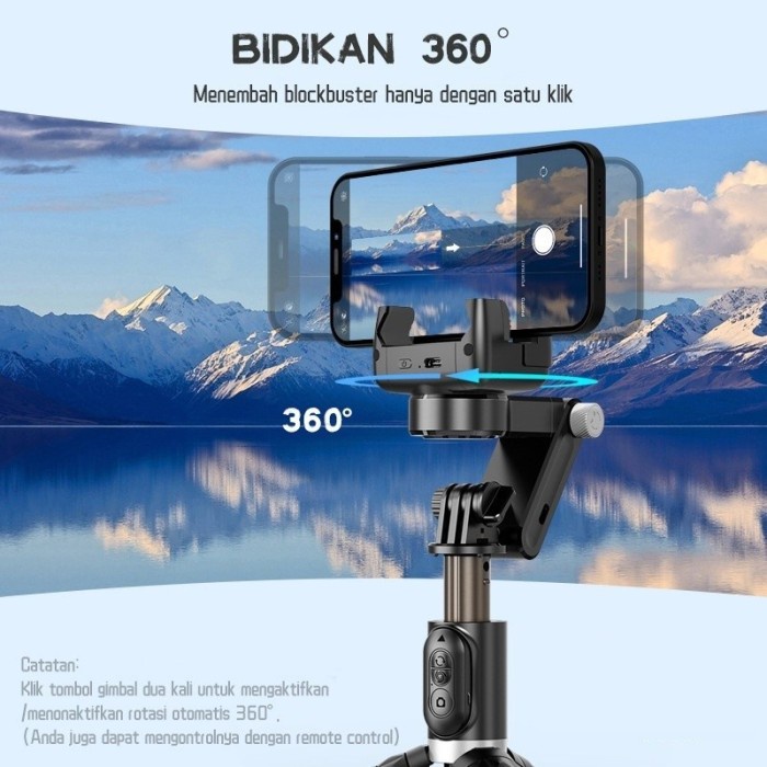 Gimbal Stabilizer Handphone Smart Face Tracking Tnw Q18