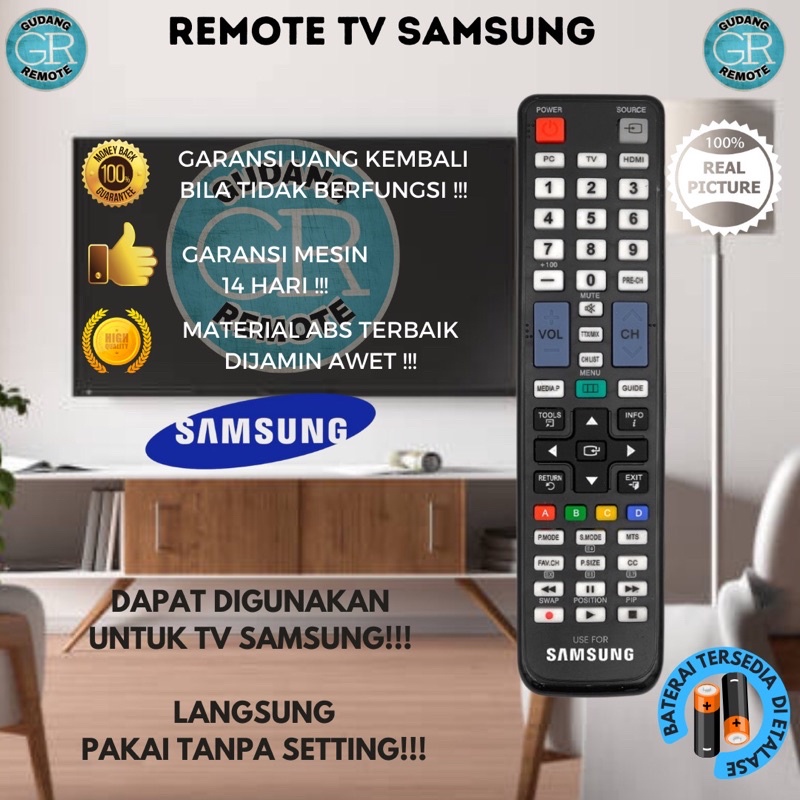 Remot Remote TV Samsung LCD LED Plasma AA59-00465A