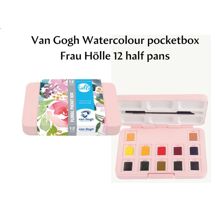 

Terbaru Van Gogh Watercolour Pocketbox Frau Holle 12 Half Pans Promo Terlaris
