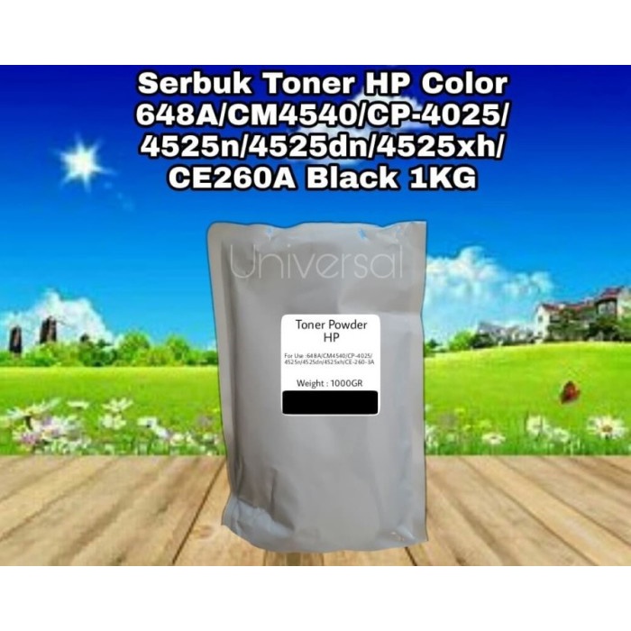 Serbuk Toner 648A 4525 Cm4540 Cp4025 Cp4525 Cp4525Dn Ce260A Color 1Kg Best