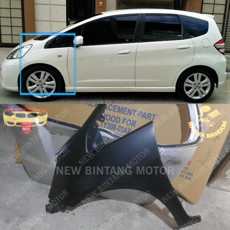 Fender spakbor honda jazz GE8 2008 2010 original (Satuan)