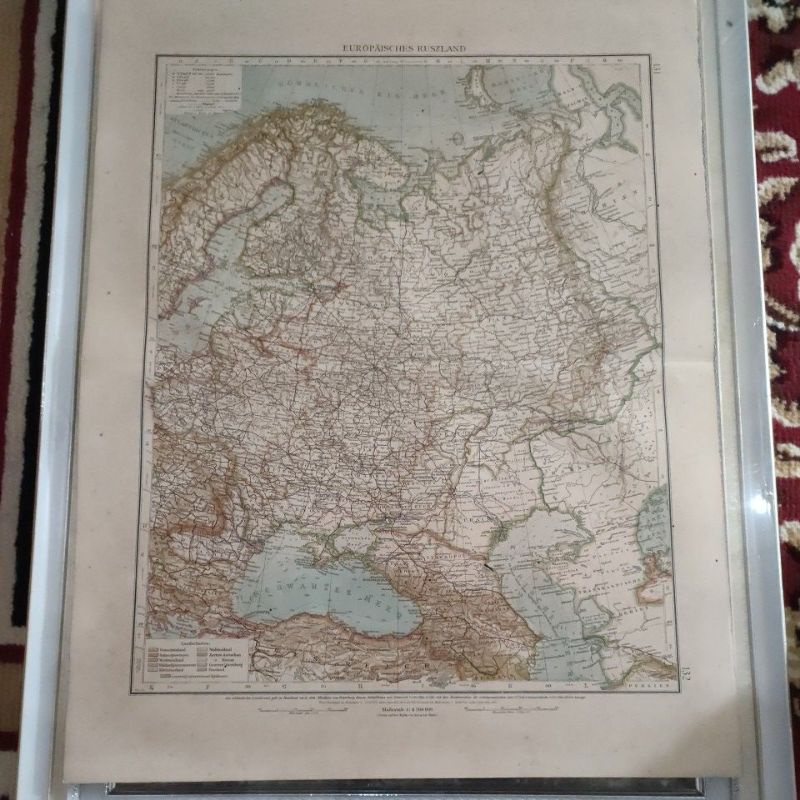 Peta Kuno Rusia Eropa Tahu 1912