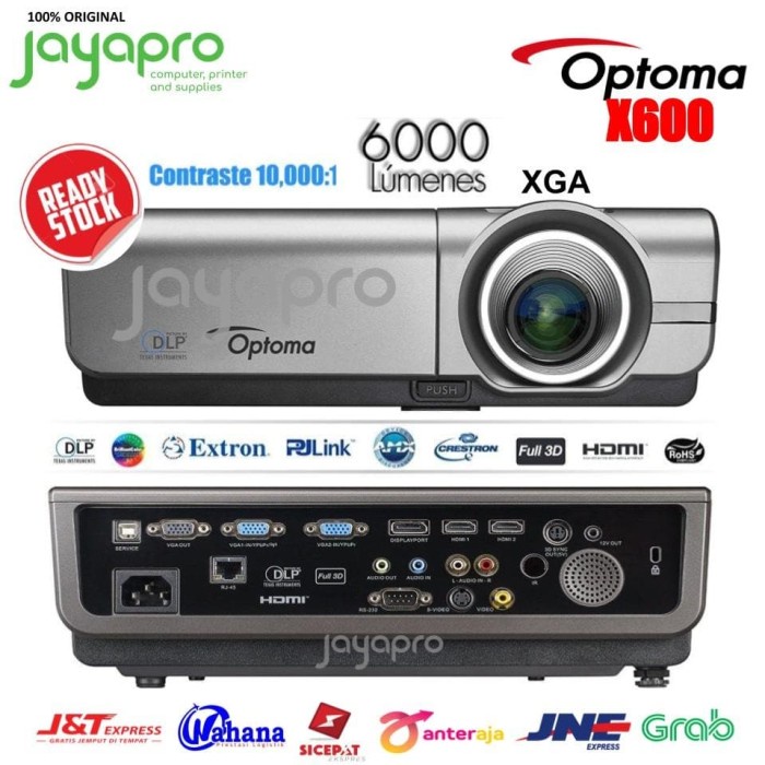 PROYECTOR OPTOMA X600 6000 LUMENS HDMI