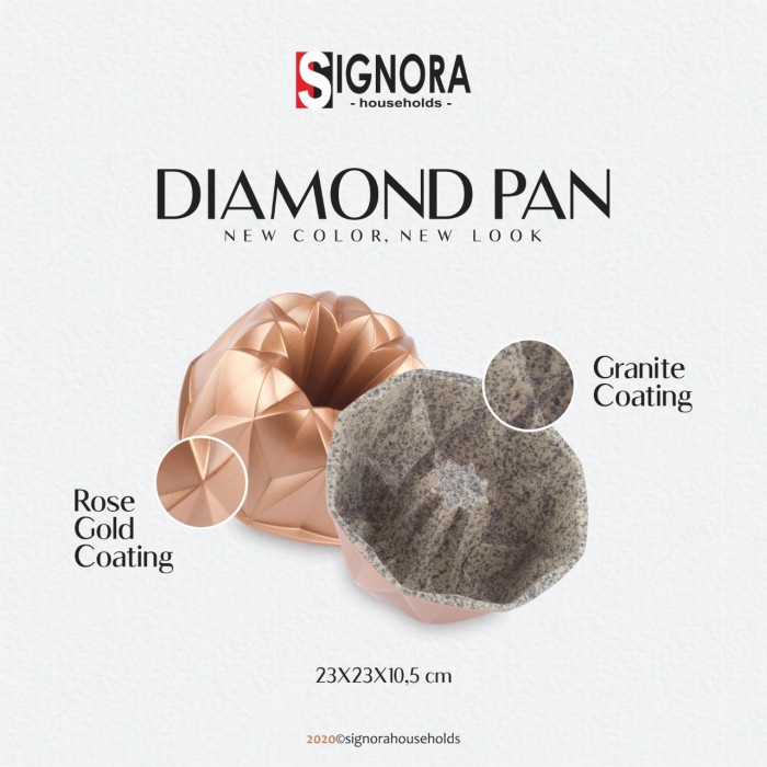 

✅Original Diamond Pan Signora/Loyang Sultan Signora/Loyang Kue/Loyang Puding Diskon