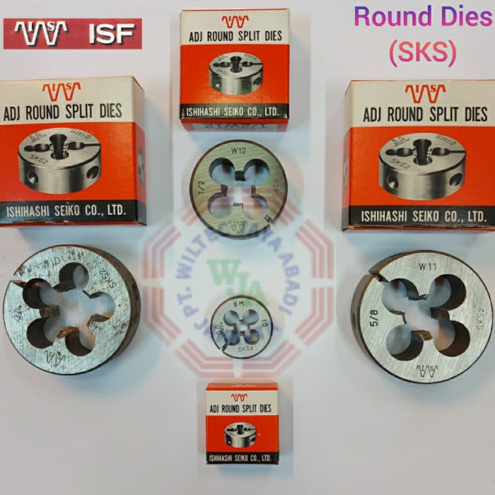 ✅COD Round Dies / Mata Snai Bsw 5/32 X 32 Od.25 Ishihashi Seiko Japan Terbatas