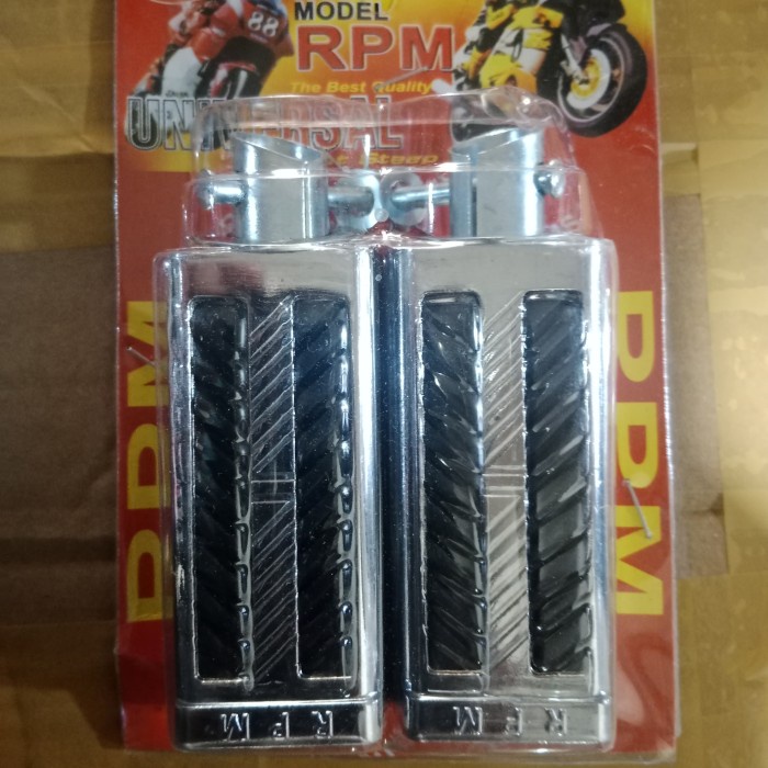 Asli Foot Step Belakang Motor Bebek Bahan Besi Dan Karet Variasi Universal Murah