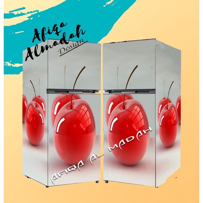 Emmir Stiker Kulkas 2 Pintu Jumbo Full Body