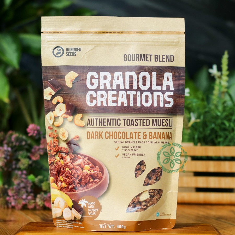 

Granola Creations Toasted Muesli Dark Chocolate & Banana - 400 G