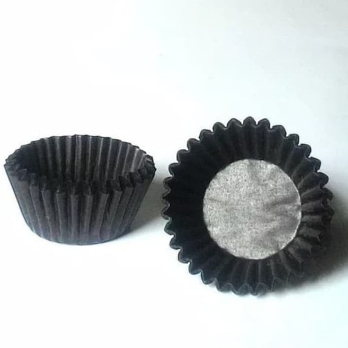 Denimb Cup Kue Kertas Ukuran 9.5 Cm Diva Hitam / Cup Kue Kertas @1000 Pcs