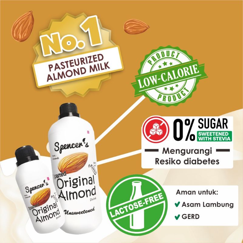 

Susu Almond Asi Booster Tanpa Gawet Almond Lk Scer'S Roasted Raw (1000 Ml)