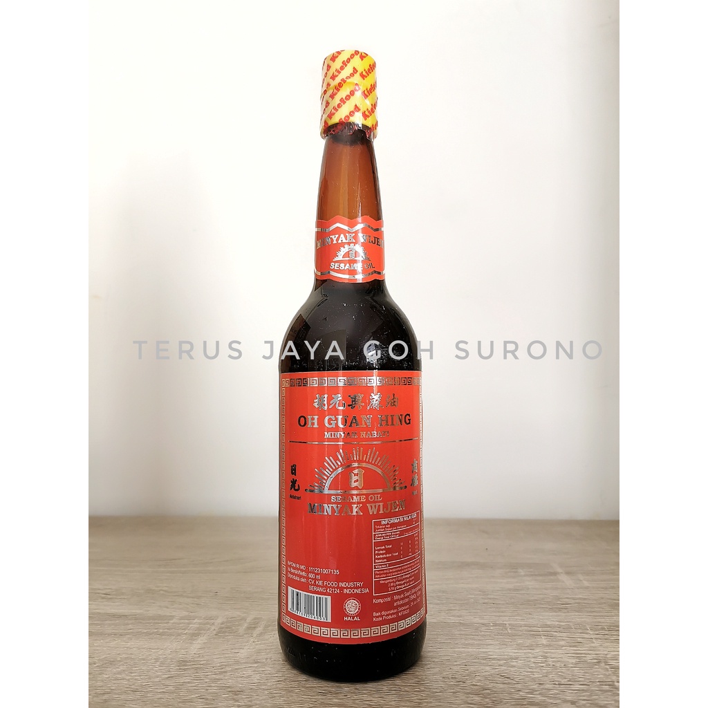 

Nyak Wijen Oh Guan Hing 600Ml Halal Sesame Oil 600Ml