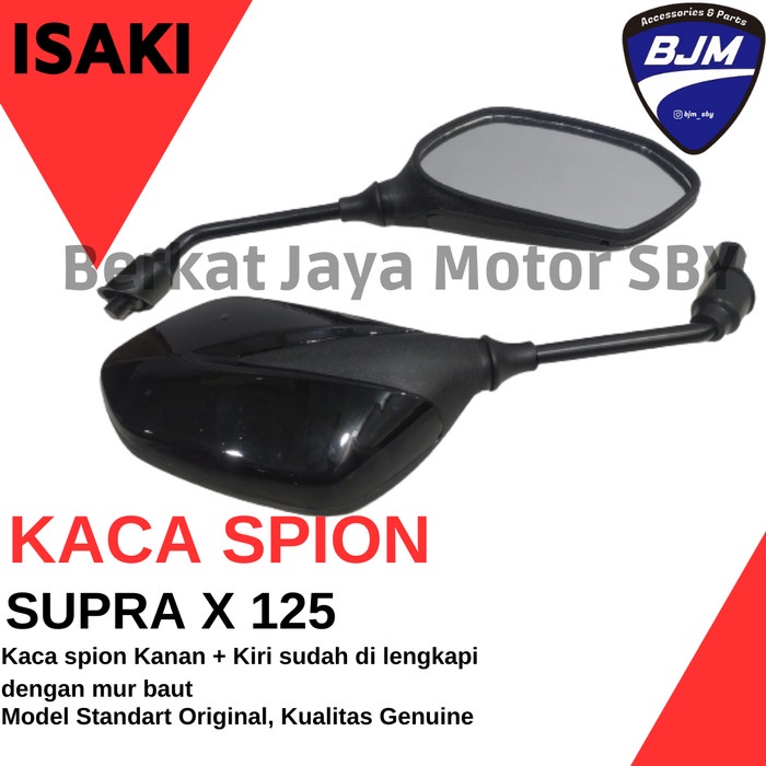 Ternampoll Spion Honda Supra X 125 Isaki Standart Original Kaca Spion Supra X 125