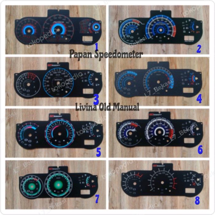 Speedometer Custom Grand Livina Spidometer Modifikasi