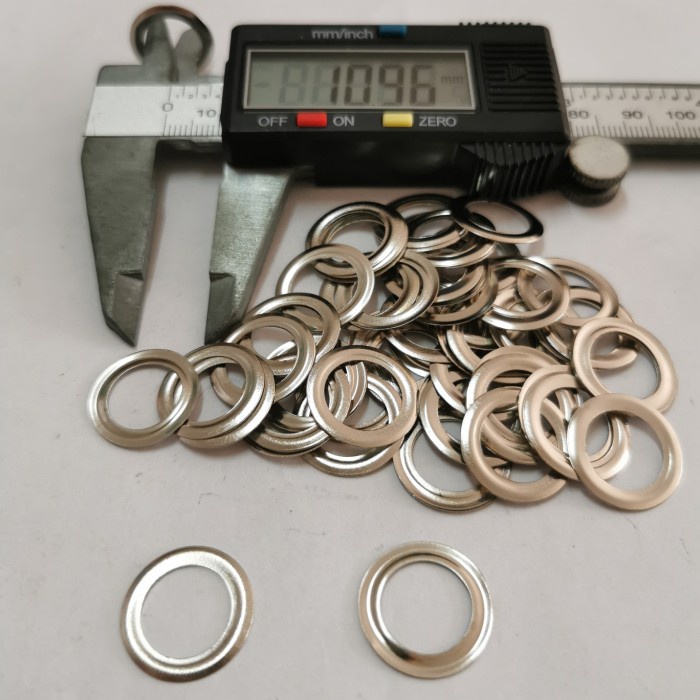 

ring mata ayam 10mm / ring pasangan mata ayam 24 nikel / 10gross